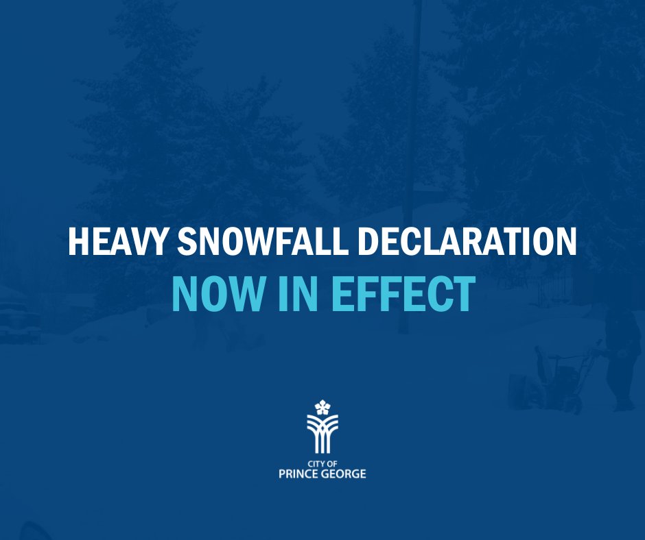 City of Prince on Twitter "We've issued a heavy snowfall