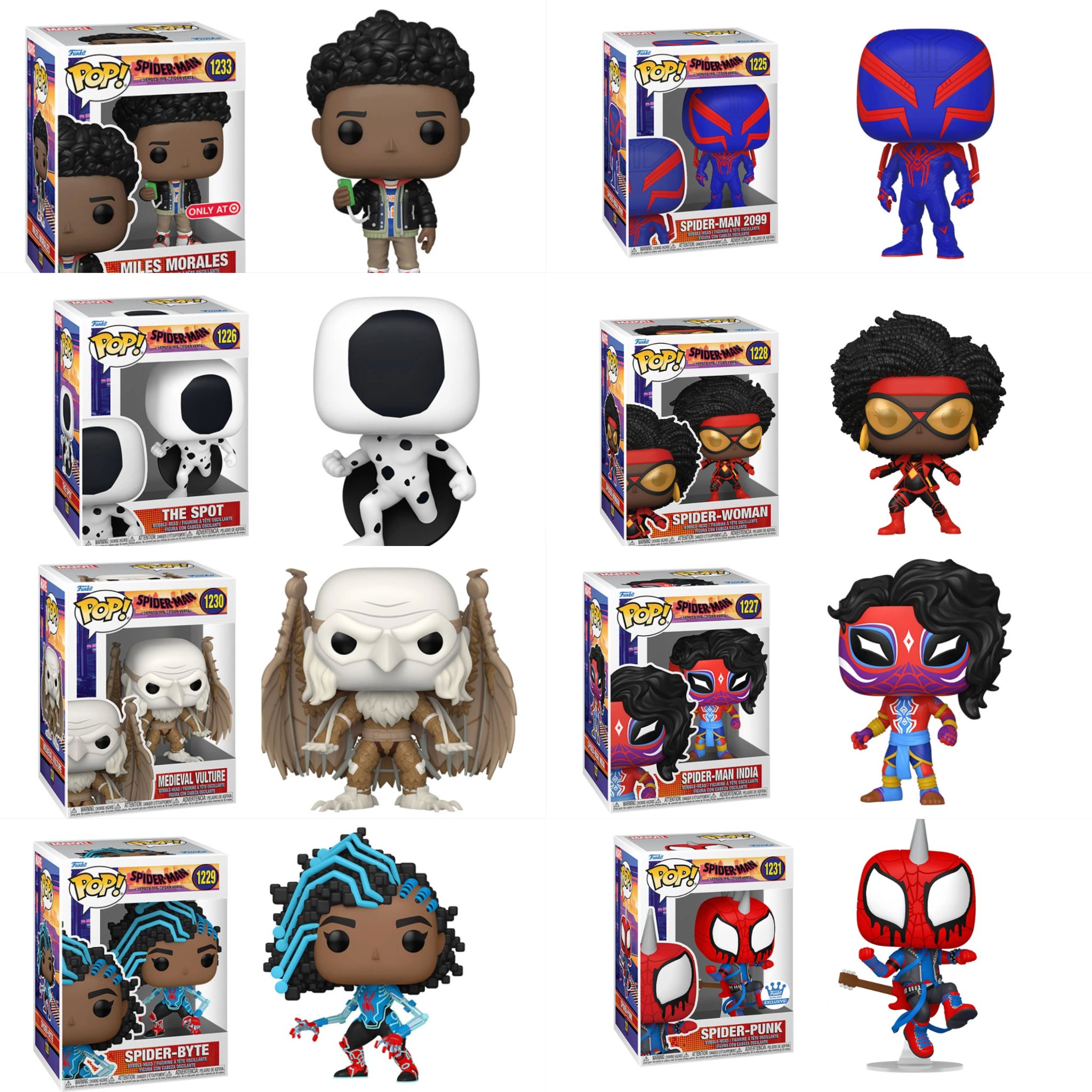 Spider-Man: Across the Spider-Verse Funko Pops Revealed – The Hollywood  Reporter