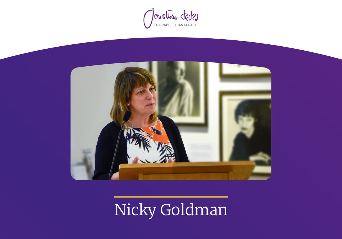 rabbisacks's tweet photo. 𝗦𝗮𝗰𝗸𝘀 𝗦𝗰𝗵𝗼𝗹𝗮𝗿 𝗦𝗽𝗼𝘁𝗹𝗶𝗴𝗵𝘁

@NickyGoldman, Chief Executive of @JVN_org_uk, has 40 years of experience in the Jewish community, including leadership, community development and family education.
 
Find out more at https://t.co/SPKYbBXDw3

#SacksScholars https://t.co/OZ3PN6Egij