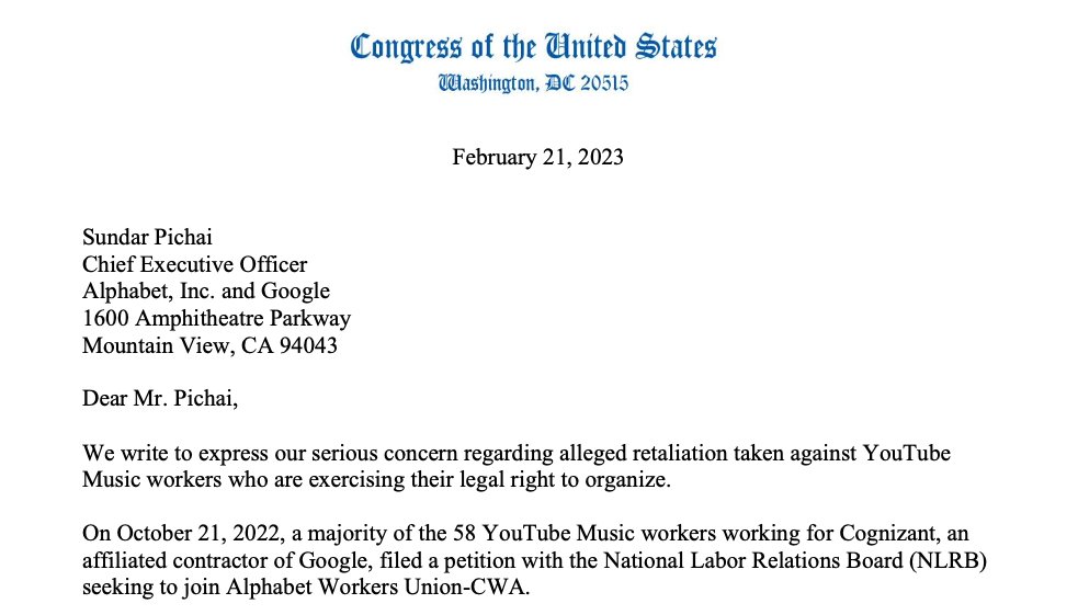 Alphabet Workers Union (AWU-CWA) tweet media