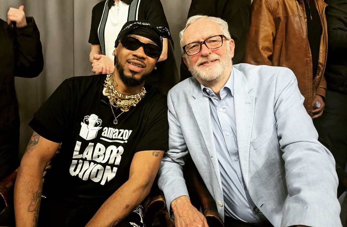 An honour to meet Chris Smalls, who led the first Amazon strikes in the U.S. 

Thank you for galvanising a collective movement, whose success has inspired so many others to stand up and fight back against corporate greed.

International solidarity is how we win!