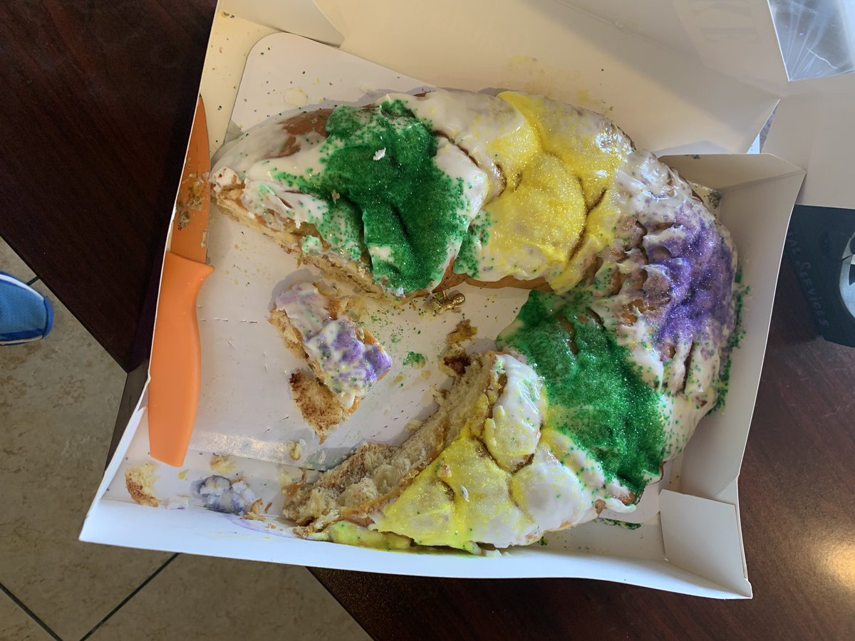 Last one of the year. #Mardi_Gras_2023 #KingCake