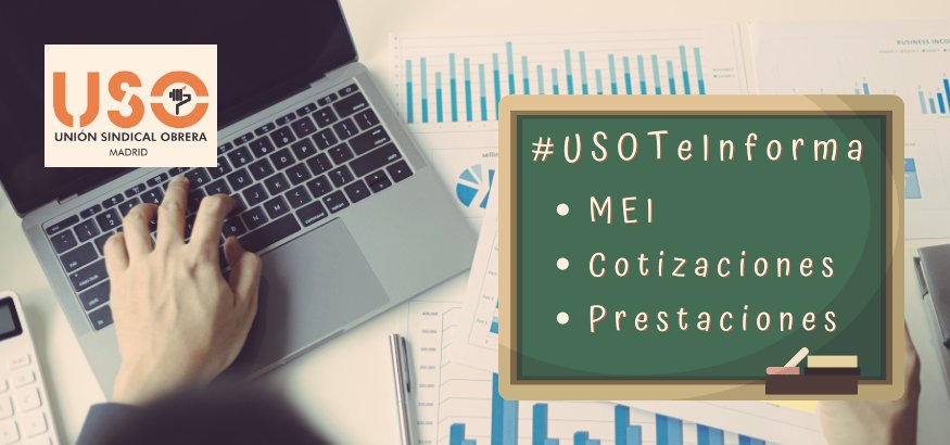 USOMadrid's tweet photo. ¿Qué es el #MEI? ¿Cuáles son las cotizaciones a la #SeguridadSocial
En 2023? ¿Y las prestaciones por #desempleo? Desde la Secretaría de Empleo de @USOMadrid te lo explicamos. #USOTeInforma
https://t.co/kv19QlkOtG https://t.co/t3dQfHTMWL