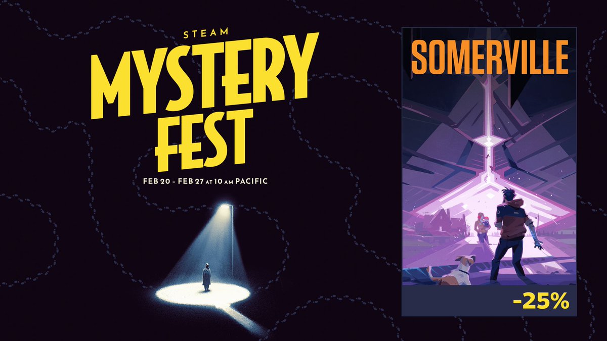 jumpshipstudio's tweet photo. In the wake of catastrophe, you must find the means to make your family whole again. You must embark on a journey to find the whereabouts of your family following an alien invasion.

Somerville is 25% off as part of the @Steam Mystery Fest: https://t.co/qrhXk8jhmL https://t.co/tyWGRCZQjz