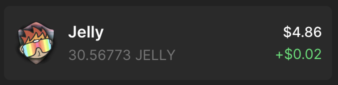 Overheard <a href="/MagicEden/">Magic Eden 🪄</a>: <a href="/lizziesNFT/">Lizzies | $JELLY Staking</a> $JELLY STAKING LIVE! magiceden.io/marketplace/li… 

Me claiming my $JELLY 24h after staking 👀