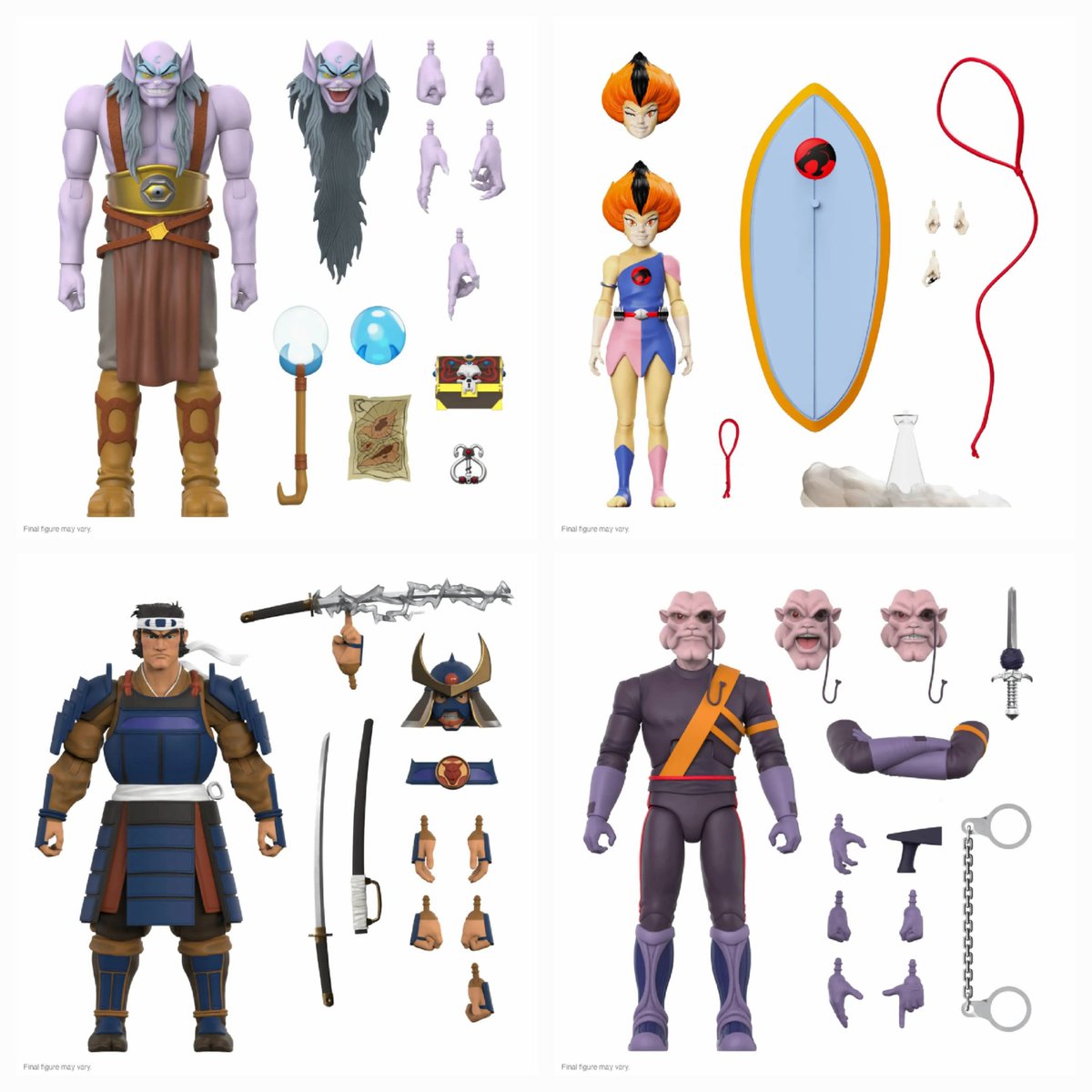 StateOverse's tweet photo. ✨️💥ALERT💥✨️
😱
#Statoversians & #ThunderCats fans!
Super7 has revealed their upcoming Super SICK NEW ThunderCats Wave 8 Alluro, Captain Shiner, Hachiman, & WilyKit #actionfigures!! Preorder S👀N (tentatively 3pm EST)!!
#toynews
TSO'VIN!!
https://t.co/OliZn0gPgn https://t.co/gW6CPsQYEV
