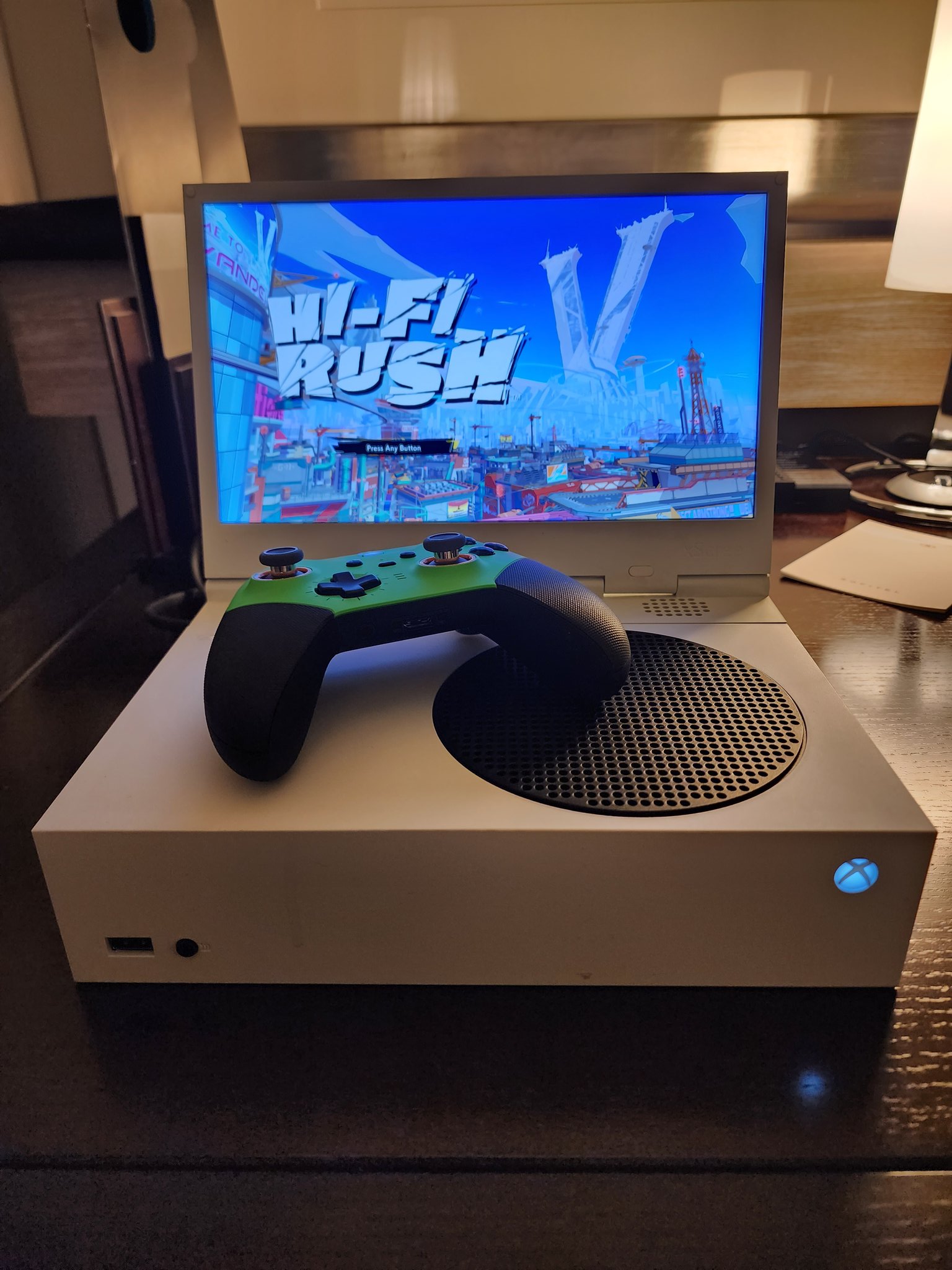 Phil Spencer on X: I love traveling with my Series S and my @UPspecGaming  xscreen and ending a day with some @hifiRush.  / X