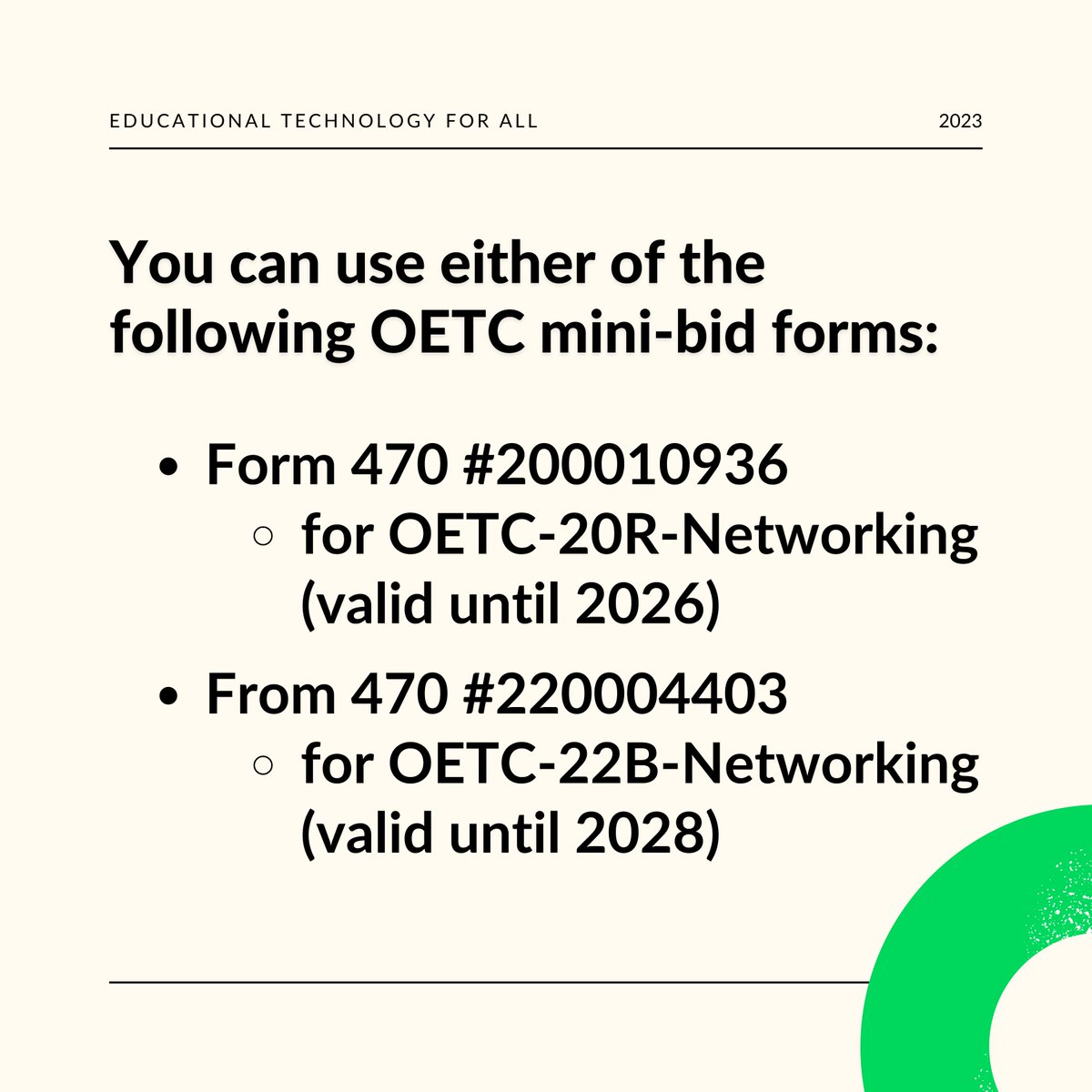 OETC tweet media