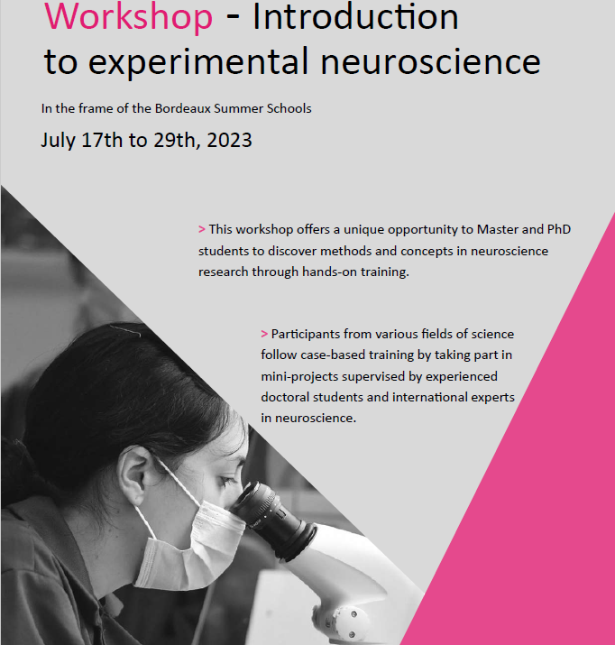 Perrais David (@davidperrais) on Twitter photo PhD student or post-doc in #Neuroscience wanting to share your experimental skills this Summer? You could become an instructor at the #SummerSchool Introduction to Experimental Neuroscience in Bordeaux <a href="/bdxneuroschool/">Bordeaux School Of Neuroscience 🧠</a> <a href="/Neuro_Bordeaux/">Bordeaux Neurocampus</a> Deadline March 1st! bordeaux-neurocampus.fr/workshop-intro… PhD student or post-doc in #Neuroscience wanting to share your experimental skills this Summer? You could become an instructor at the #SummerSchool Introduction to Experimental Neuroscience in Bordeaux <a href="/bdxneuroschool/">Bordeaux School Of Neuroscience 🧠</a> <a href="/Neuro_Bordeaux/">Bordeaux Neurocampus</a> Deadline March 1st! bordeaux-neurocampus.fr/workshop-intro…