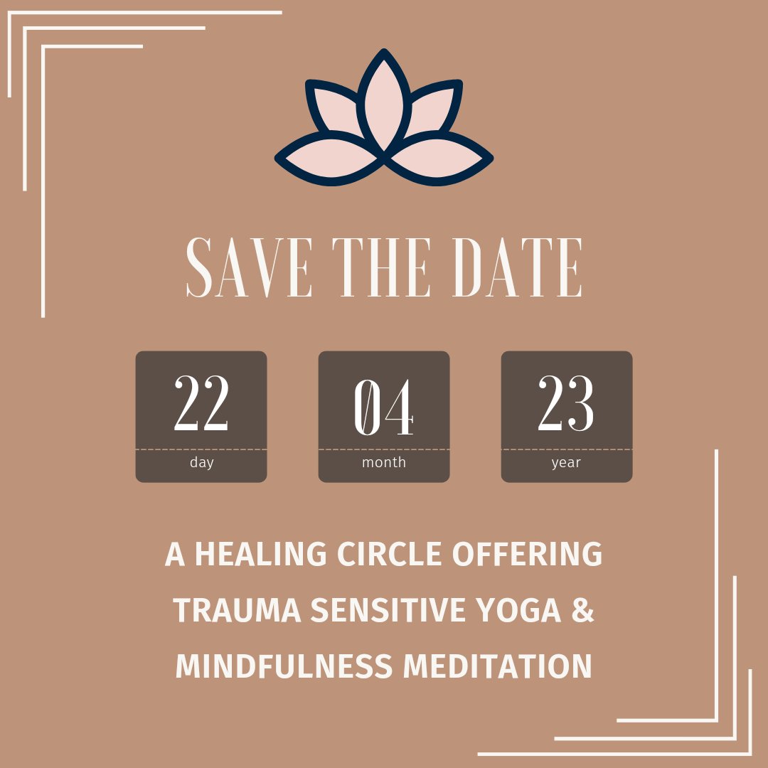 TeresaMarsh19's tweet photo. SAVE THE DATE! Hello friends. I hope you're having a good week so far. Registration details will follow in the coming days so watch this space.
#savethedate #healingcircle #traumasensitiveyoga #mindfulnessmeditation #meditation #moreinfotocome #teresamarshauthor https://t.co/y2p9GlHYJI
