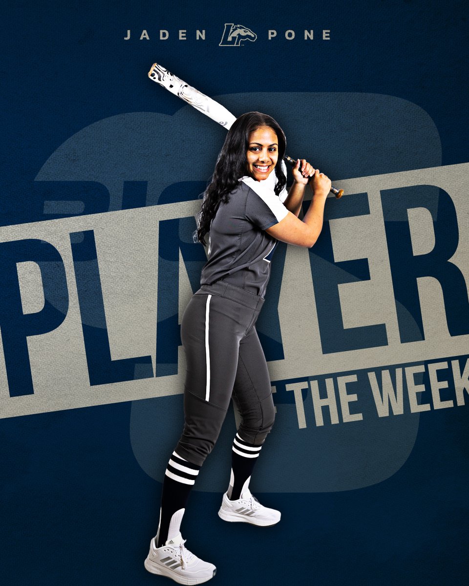 Big South Conference (@bigsouthsports) on Twitter photo She hit .5๏ธโฃ8๏ธโฃ8๏ธโฃ and posted 3๏ธโฃ RBI, scored 3๏ธโฃ runs, stole 4๏ธโฃ bases and had hits in all five games last week as Longwood went 3-2.
<a href="/LongwoodSB/">Longwood Softball</a>'s Jaden Pone is the #BigSouthSB๐ฅ Player of the Week! She hit .5๏ธโฃ8๏ธโฃ8๏ธโฃ and posted 3๏ธโฃ RBI, scored 3๏ธโฃ runs, stole 4๏ธโฃ bases and had hits in all five games last week as Longwood went 3-2.
<a href="/LongwoodSB/">Longwood Softball</a>'s Jaden Pone is the #BigSouthSB๐ฅ Player of the Week!