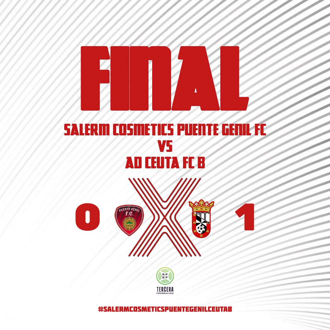 ⏰ 90’ |0-1| 

FINAL DEL PARTIDO EN EL ESTADIO MUNICIPAL MANUEL POLINARIO🏟️

¡Gran victoria de nuestros cachorros 🐺! 

¡Enhorabuena! 🔥🙌

Seguimos equipo ☑️

#SiempreADCeutaFC ⚪️⚫️