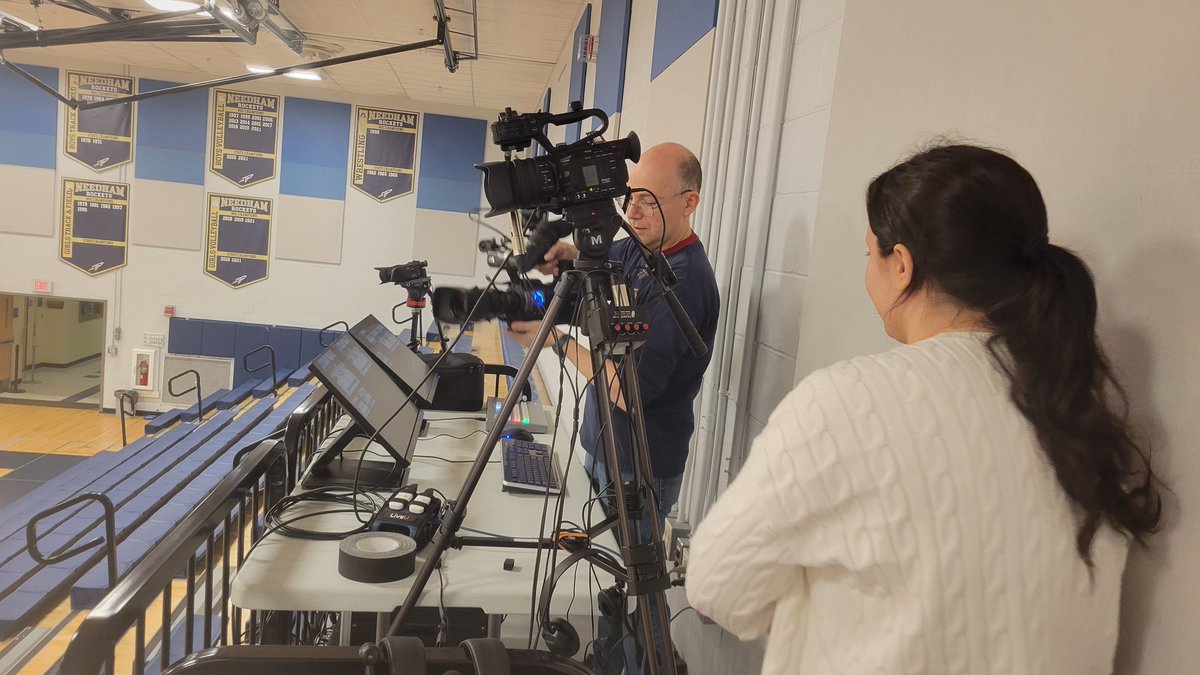 TNC_Sports's tweet image. We've got a brand new multicamera setup we're testing for this afternoon's LIVE broadcast of @NeedhamHoops1 vs BC High. Check it out at 1pm, on-air &amp;amp; streaming online at needhamchannel.org &amp;amp; our TNC Roku app! @NHSRockets
#theneedhamchannel #needhamrockets #needhamma
