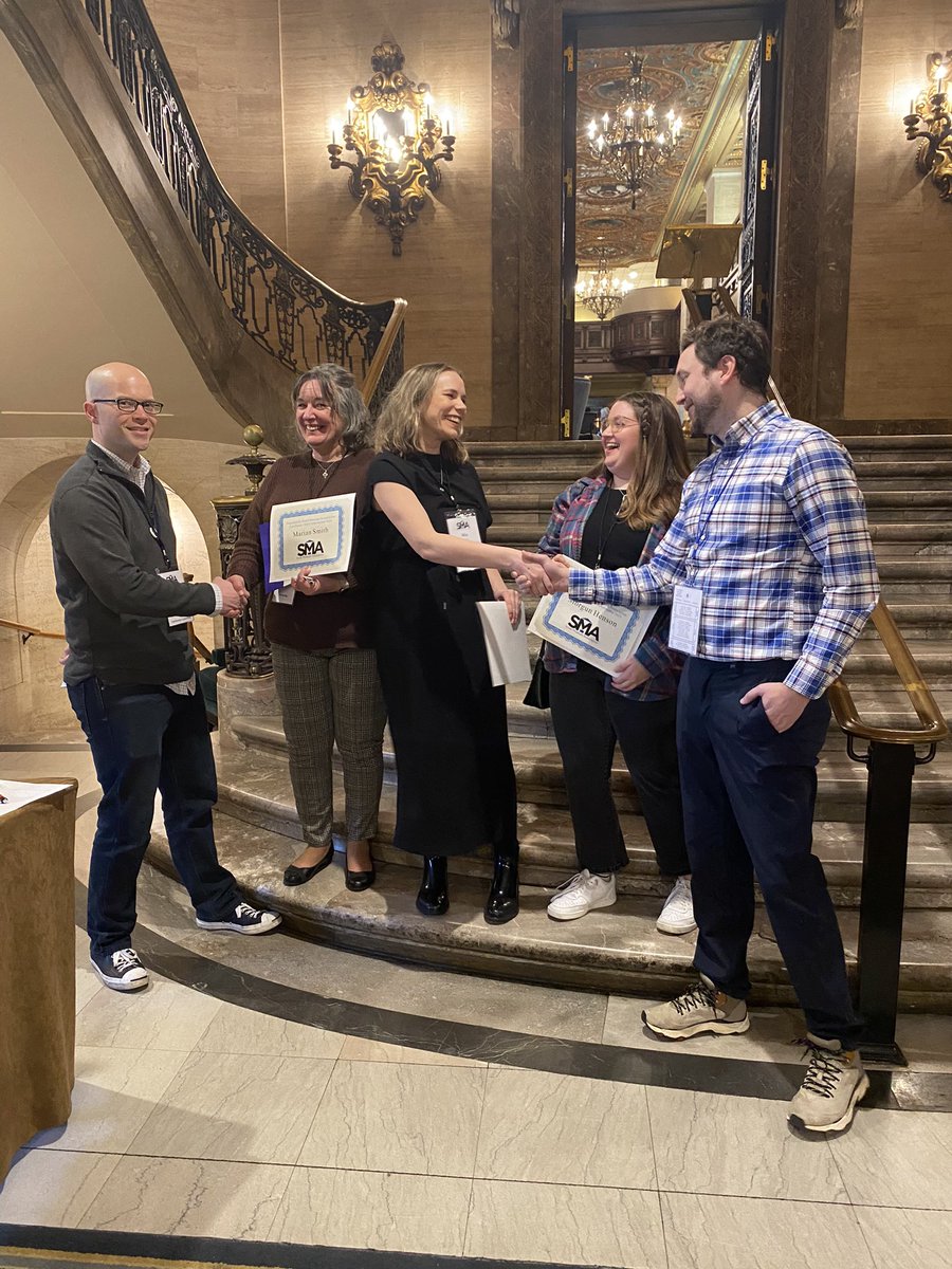 smallmuseums's tweet image. Please join us in congratulating and welcoming the #SMA2023 scholarship recipients to the #SmallMuseums community! Morgun Henson (Arkansas), Mia Phifer (Wisconsin), and Mariam Smith (Delaware). 🧠 🏆 👏