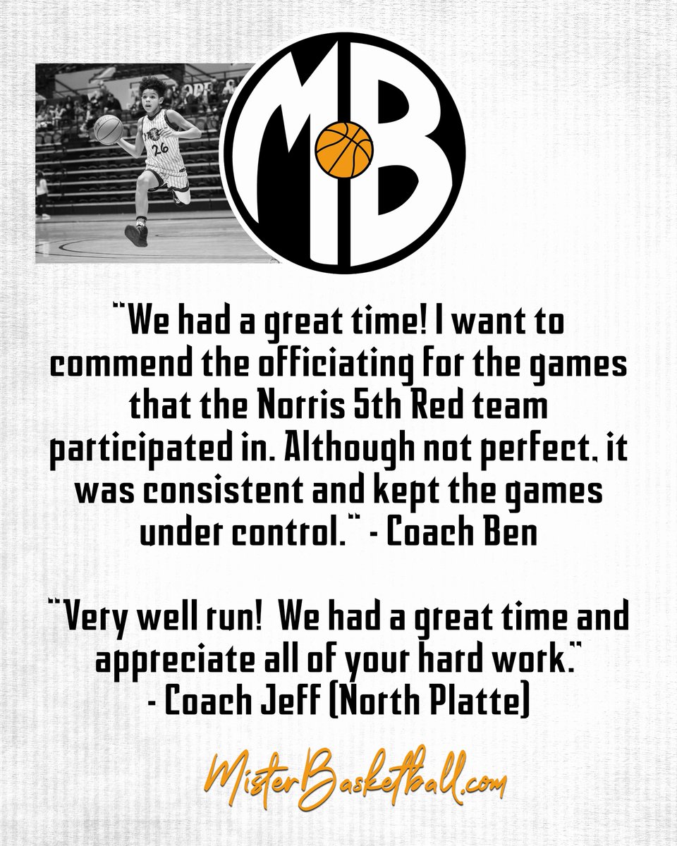 MB_Tournaments's tweet image. Thank you to our outstanding crew of officials, scorekeepers &amp;amp; site supervisors for their game day efforts while hosting the 31st Annual Kearney Snow Jam this weekend! You help provide a fun, safe &amp;amp; competitive place to play. #Since1992