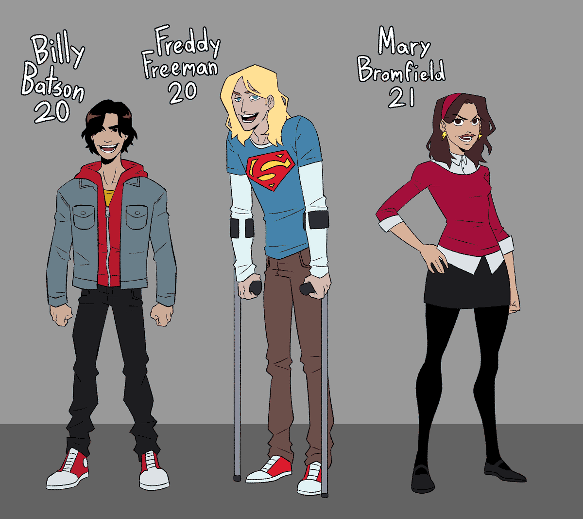 I wanted to make them a bit older, I think it could be interesting to add different perspectives