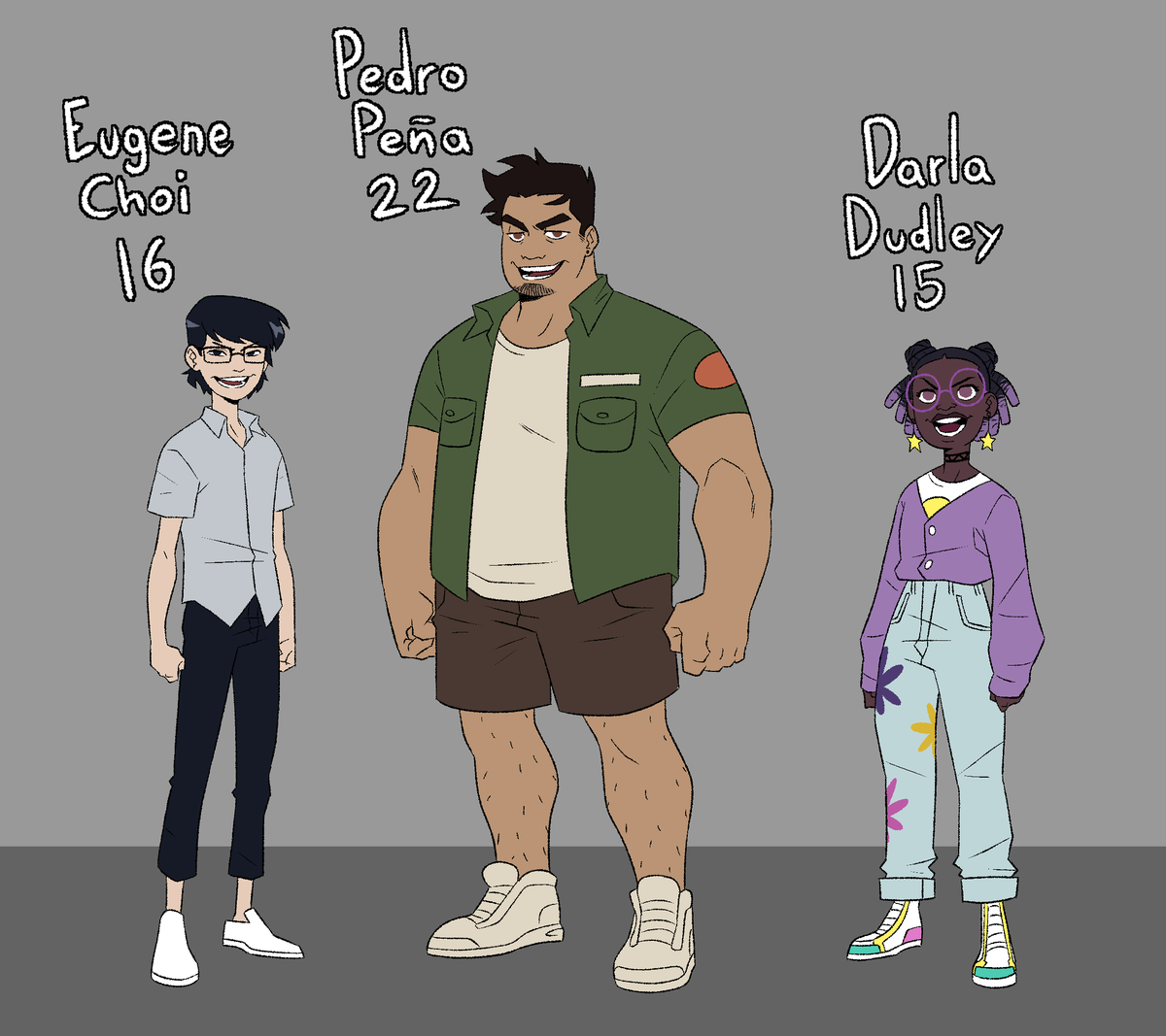 I wanted to make them a bit older, I think it could be interesting to add different perspectives