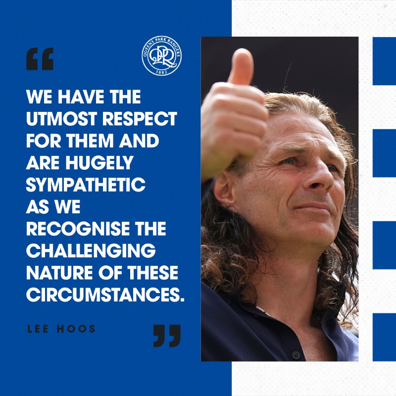 QPR's tweet photo. 🤝 Thank you, @wwfcofficial.

Wishing you all the very best 🙏

#QPR | #WildThing