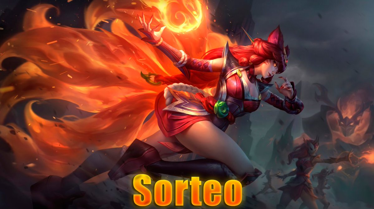 xaste_8's tweet photo. SORTEOOOO!  🦊Ahri Firefox 🦊(x5 ganadores) 

Para TODOS los servers

Instrucciones:

✓ Seguime en Twitter  @xaste_8 
✓ Dale a Me gusta
✓ Dale Retweet 
✓ Comenta etiquetando @ a un amigo

🥂 Se sortean el 28 de Marzo GLHF!
#LeagueofLegends #LeaguePartner #LPP https://t.co/B0mhZdUrqL