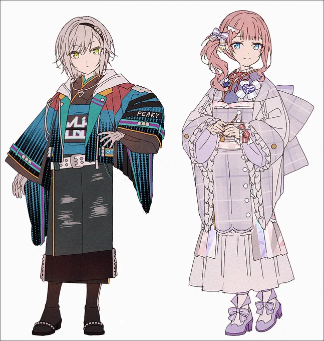 #気ままに和服化 #prsk_FA 