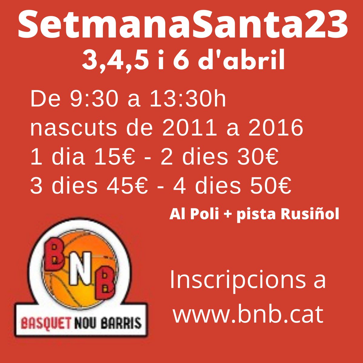 Basquet9Barris's tweet photo. https://t.co/r32S9V1Qjw https://t.co/fc2Tdh6aBT