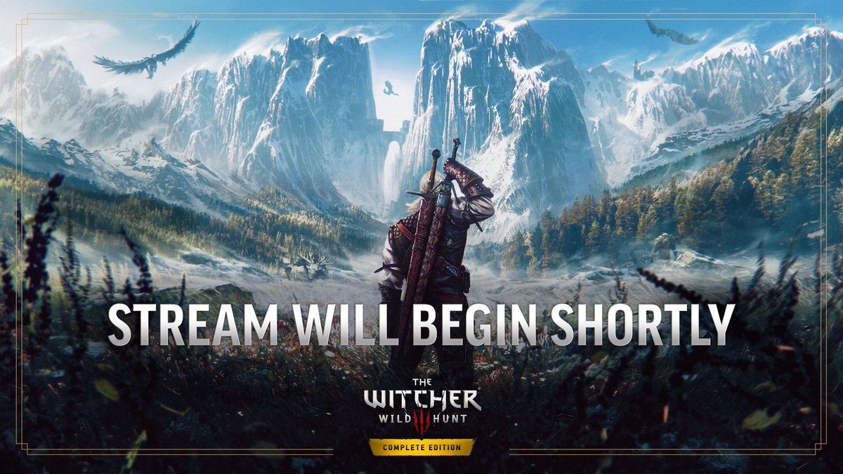 We're going live! Tune in for some The Witcher adventures with <a href="/pawelburza/">Pawel Burza</a>, <a href="/PaigeHHarvey/">Paige Harvey</a>, and <a href="/DCockle/">Doug Cockle 🐺⚔️🧸</a>!

📺 twitch.tv/cdprojektred
