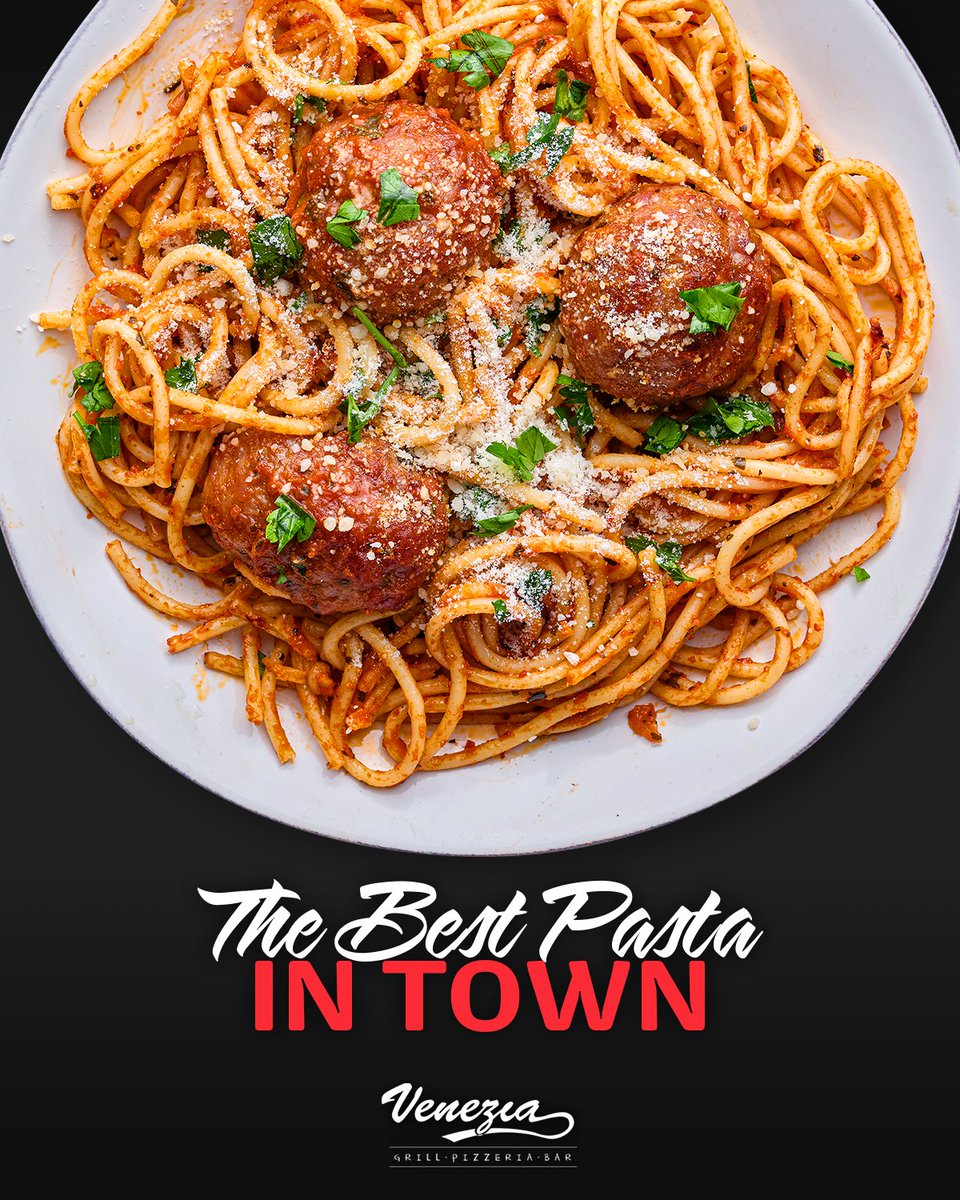 The best pasta in town can only be found here in Venezia! Don't miss it! Visit us soon and see for yourself!
We are Open for Take Out and Delivery!
(305) 868-2267
veneziagrillpizzabar.com
.
.
.
#italianpasta #lunchfood #miamilunch #bestitalianfood #miamiitalianfood