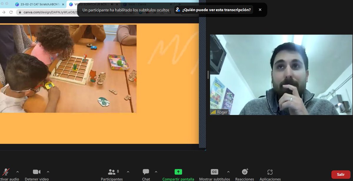 se_lescorts's tweet image. 🐈Aquesta tarda presentació del Scratch Jr Tactile. Un recurs per aprendre #programació per a tothom! Gràcies @RogerOlivella i @ScratchJTactile per mostrar-ho!
#programacioinclusiva #equitatdigital #roboticaeducativa #roboticadesendollada #pensamentcomputacional #aflc