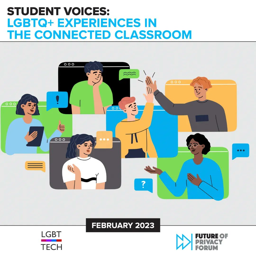LGBTTech's tweet photo. Want to learn more about the impact of #technology on some of the US' most vulnerable populations?

Check out our report with @futureofprivacy which provides best practices educators, tech companies, and policymakers can take to protect #LGBTQ+ youth https://t.co/Y6oLkgc7XZ https://t.co/QFqOzZlJX9