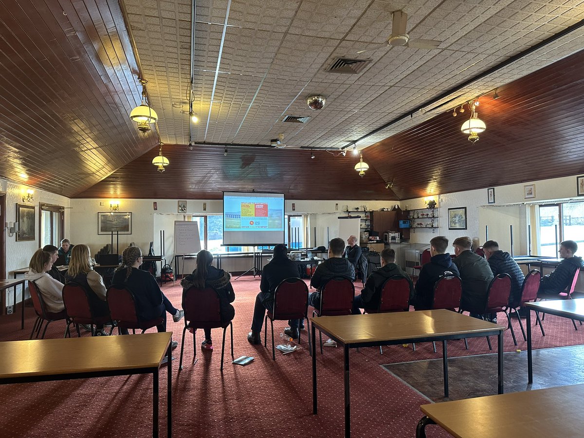 Our Level 2 General Farm workers completing their First Aid course today. They then watched an important video about sepsis. Following the tragic loss of Hannah Brown last year it is important we continue to raise awareness of sepsis in the farming community. <a href="/My_Apprentice/">Myerscough College</a>