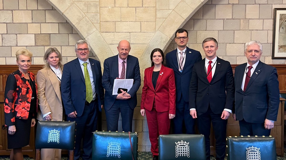 Today we met with a delegation from Latvia's <a href="/Jekaba11/">Saeimas ziņas</a> to discuss cooperation between the UK and Latvian Parliaments, Russia's invasion of Ukraine and matters in culture, media and sport.

<a href="/DamianGreen/">Damian Green</a> <a href="/CliveEfford/">Clive Efford 💙</a> <a href="/Jane_Stevenson_/">Jane Stevenson</a> <a href="/GilesWatling/">Giles Watling</a> | <a href="/BGIPU/">BGIPU</a> <a href="/LVembassyUK/">Latvia in the UK - #StandWithUkraine 🇺🇦</a>