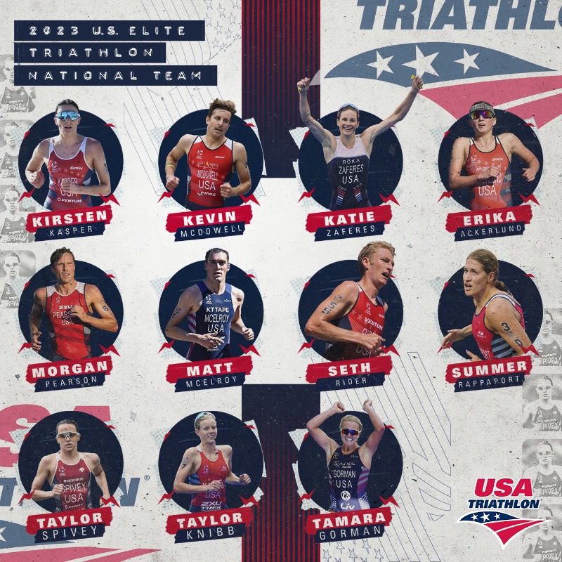 usatriathlon's tweet photo. Meet the 2023 U.S. Elite Triathlon National Team 🇺🇸

These athletes will represent the U.S. at the highest levels of elite triathlon competition during the 2023 season.