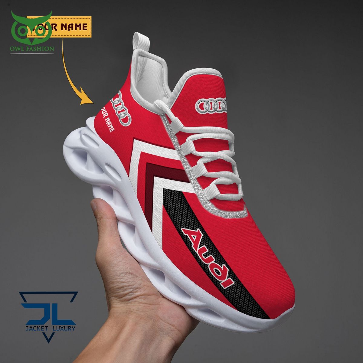 Shop Owl Fashion on X: 🔥SPECIAL🔥 ⚡Audi Car Brand Logo Customized Max  Soul Shoes⚡ ➡️Get it now:  #shopowl #shopowlfashion  #shopowlPOD #Cars #MaxSoul #sneakers Follow us for more products   / X