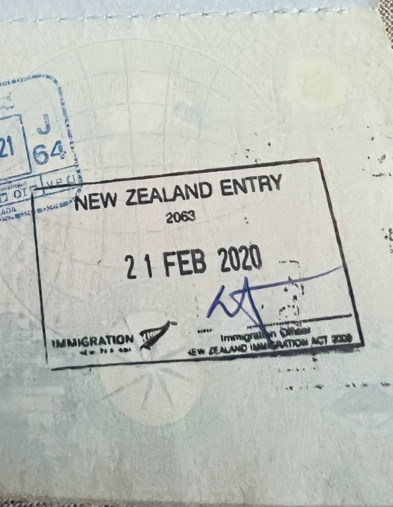 Cada cual tiene sus cosas importantes que lo marcan en la vida. Para mi, esta estampa fue un antes y un después #3años 🇳🇿❤️