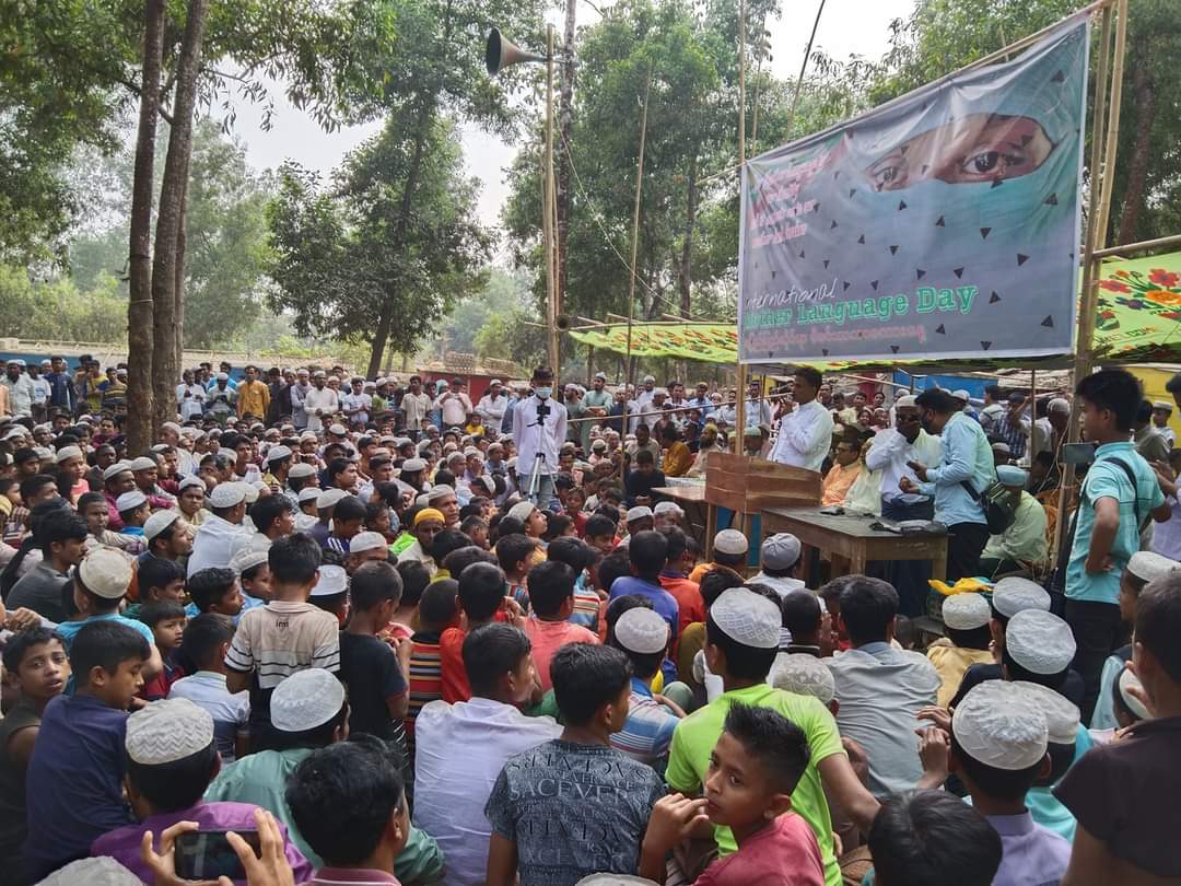 ForkhadMohammad's tweet photo. International Mother language Day!
#Rohingya
#Community
#Degnified
#Return 
#Home https://t.co/tXYpOPEhrH