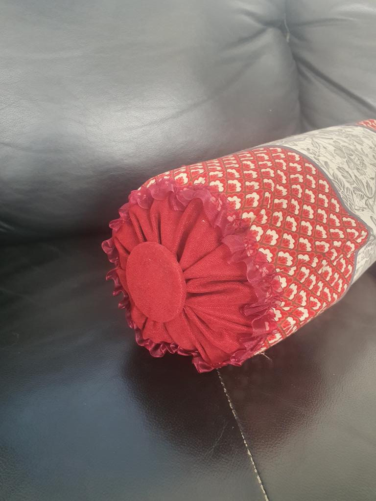 Domowe DekorRacje on Twitter "Vintage Bolster Pillow, Floral Cotton