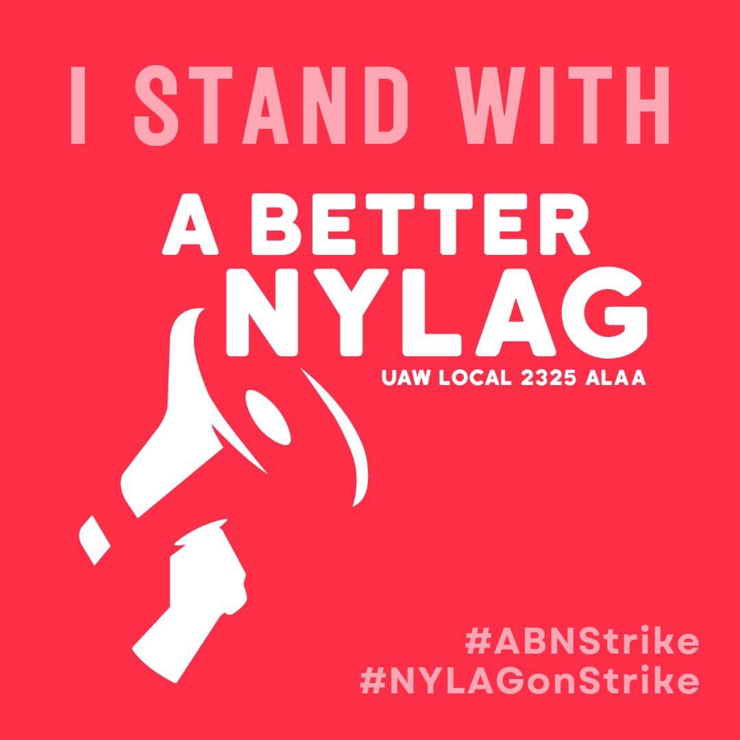 Solidarity with <a href="/ABetterNYLAG/">A Better NYLAG</a>! On strike, shutting it down!