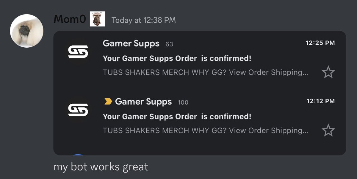 pocket_liners's tweet photo. In house bot for free unlimited gamer supps?
Bot like these are awesome for personal, or flipping. We do these bots all the time in Pocket Liners!
#resell #cookgroup #freebies https://t.co/MADgsUft4t