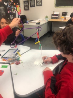 BrittonClass's tweet photo. Love the hands on activity in Mrs. Fisher's math class. Creating a mathematically balanced hanger with a matching equation. @BurtonSchools @BurtonBulldogs #Maths #WhateverItTakes https://t.co/sxVIiuWW3V