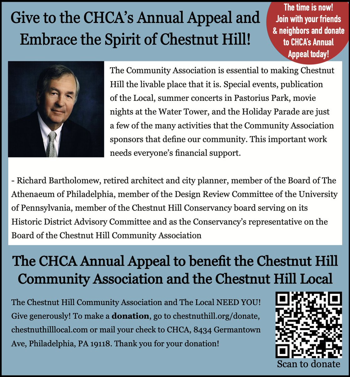 Chestnut Hill Community Association tweet media