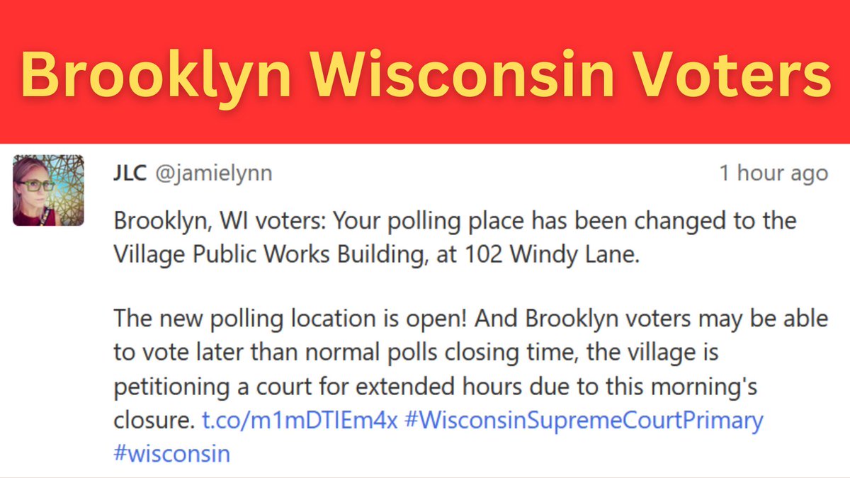 GailWaldby's tweet photo. #BrooklynWI #DaneCountyWI #SCOWIS https://t.co/VjcMNkjG6C