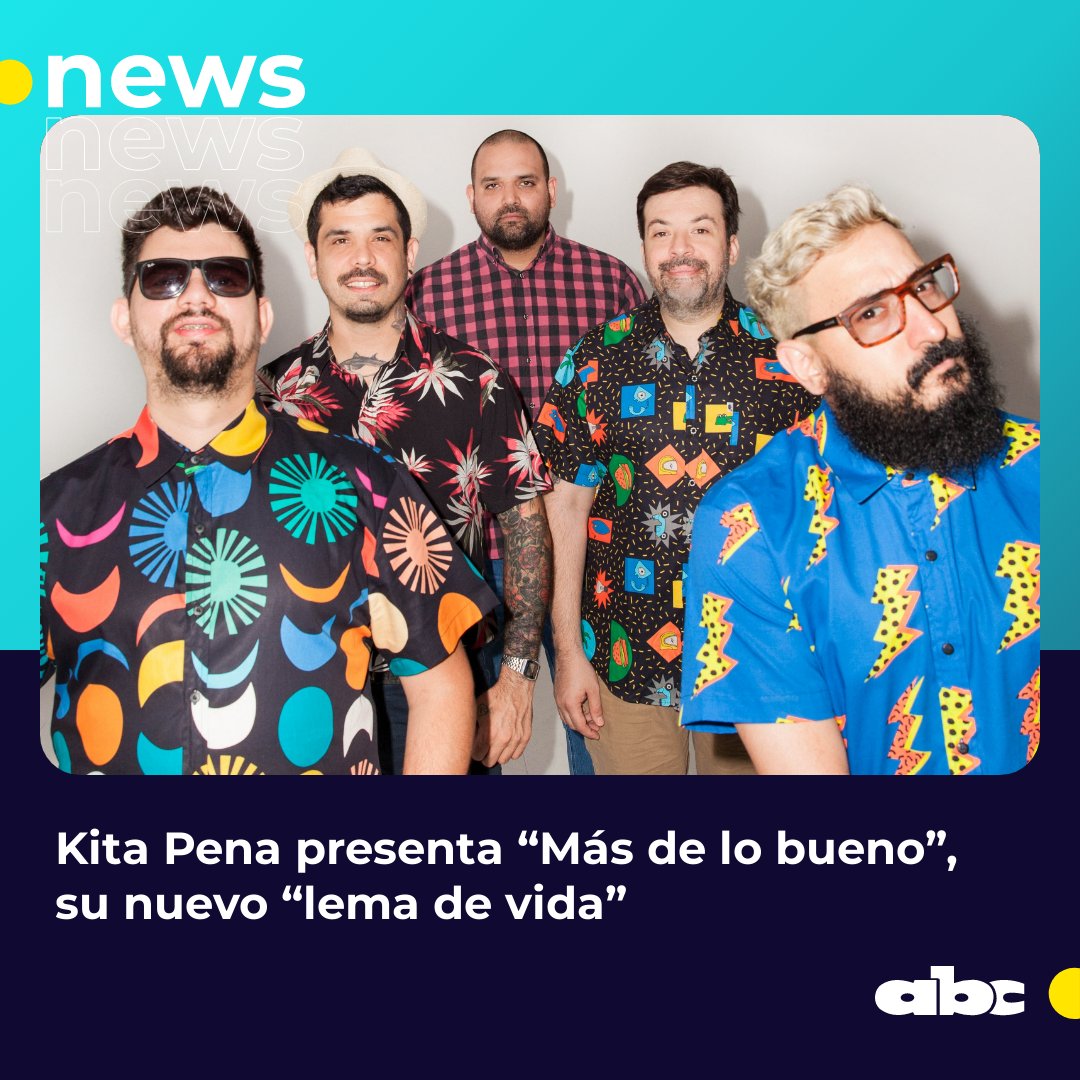 #ABCNews | 🎶 “Más de lo bueno” es el nombre de la nueva canción del grupo nacional Kita Pena, que afirma atravesar por una búsqueda para presentar sonidos renovados.

abc.com.py/espectaculos/m…