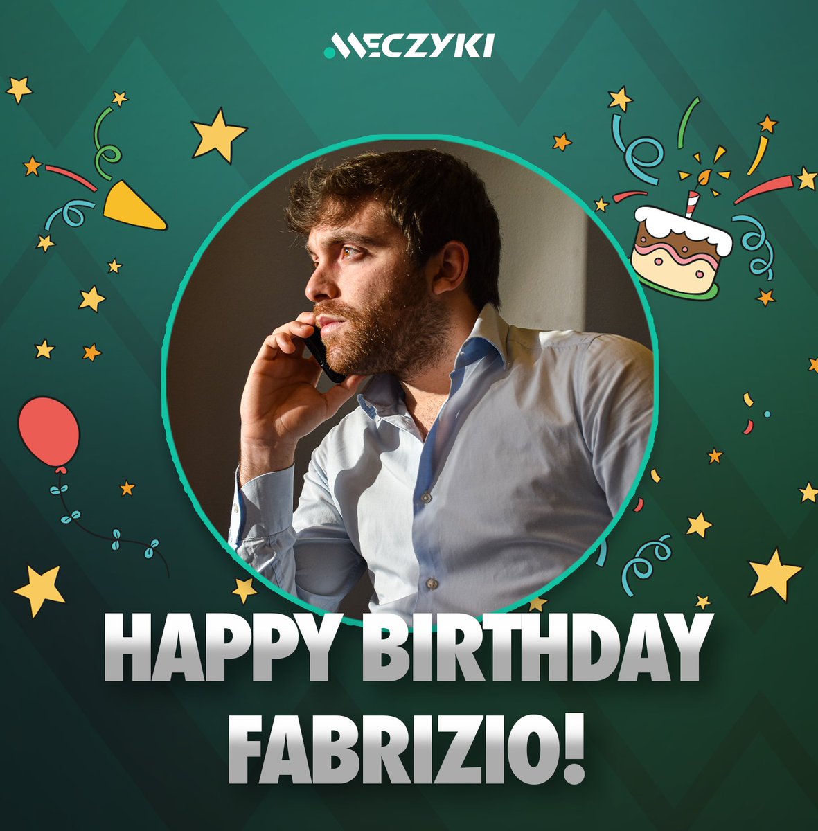 Meczykipl's tweet photo. 👀 Pssst, dziś urodziny świętuje król okna transferowego...💥

Happy Birthday @FabrizioRomano!  🎂 https://t.co/BwQ7LkmkjH