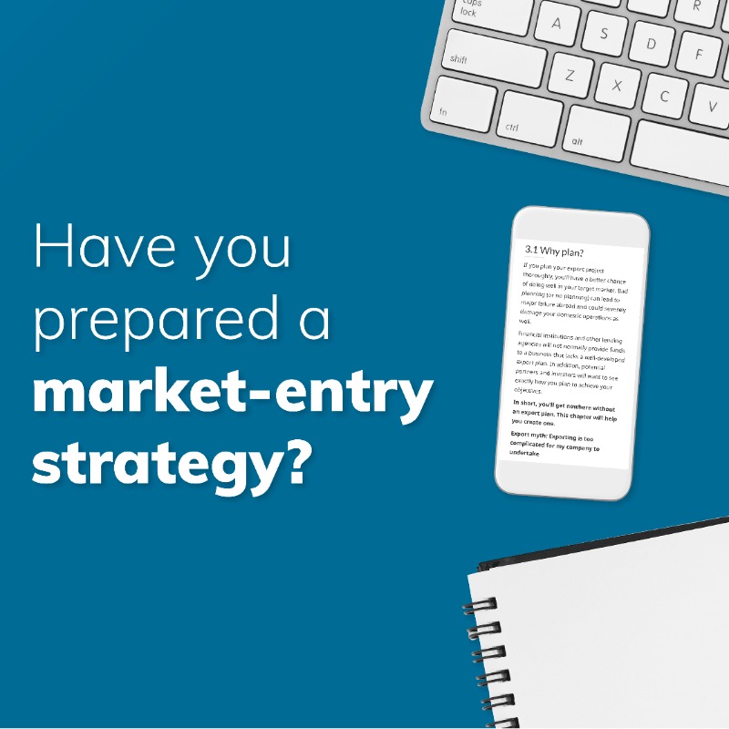 TCS_SDC's tweet photo. #TipTuesday | Your #export plan should have:
 
➡️ An overview of your business
➡️ An analysis of your target markets
➡️ A market-entry strategy
 
Learn all the ins and outs of exporting with our FREE guide.