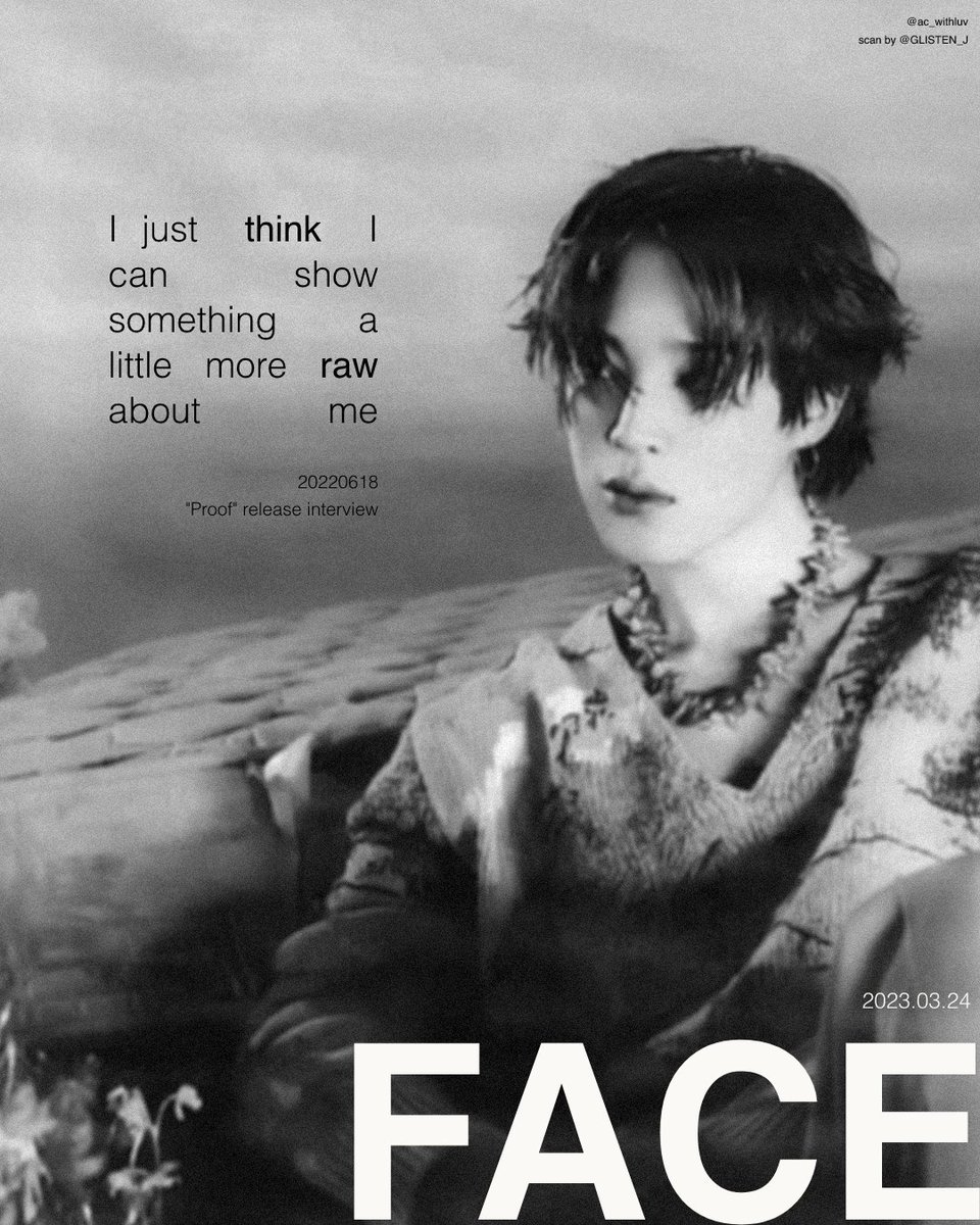 ac_withluv's tweet photo. "Waves originated from the deepest invisible inner world, pass through the face on the surface and reach others to resonate while transmitting the inner voice"

#FACEbyJimin #JiminIsComing https://t.co/hslHF5BveU