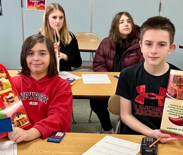 mcgeespartans's tweet photo. These 6th grade math students completed a "Dinner Out with a Friend" activity! 🍔🥩🍽 #wearemcgee https://t.co/MXrRcyuHYL