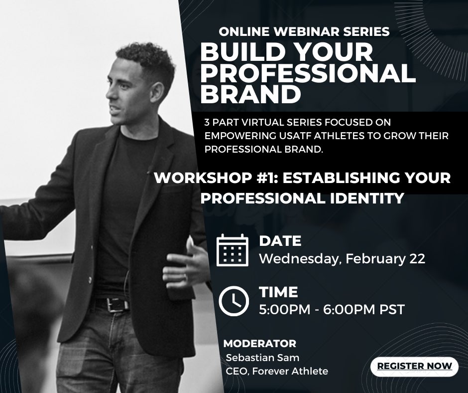 USATF Athletes Advisory (@usatf_aac) on Twitter photo 🚨Attention USATF Athletes🚨 Our first athlete service program of the year from <a href="/ForeverAthlete/">Forever Athlete</a> Workshop #1: Establishing Your Professional Identity Date: Wednesday, February 22nd Time: 5pm-6pm PST. Join Zoom Meeting us06web.zoom.us/j/83898325301?…
Join us!! 🇺🇸 🚨Attention USATF Athletes🚨 Our first athlete service program of the year from <a href="/ForeverAthlete/">Forever Athlete</a> Workshop #1: Establishing Your Professional Identity Date: Wednesday, February 22nd Time: 5pm-6pm PST. Join Zoom Meeting us06web.zoom.us/j/83898325301?…
Join us!! 🇺🇸