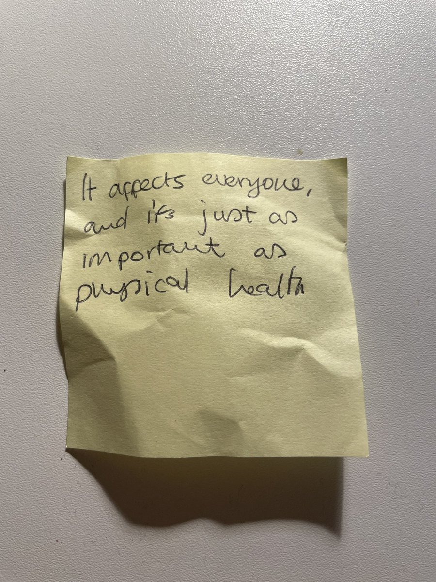 At the premiere of Our Minds we asked people to write on a post it note why having meaningful conversations about mental health matters. 

‘It effects everyone, and it’s just as important as physical health’

#MentalHealth #TalkingSavesLives