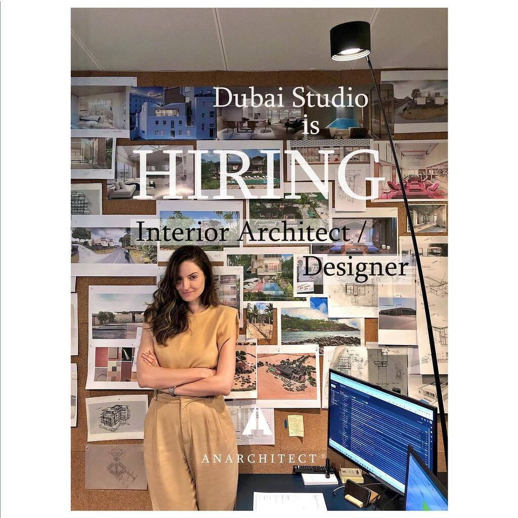 Interior Architects, are you looking to work on some unique, design-driven projects across the continents from our Dubai headquarter? | ANARCHITECT® Dubai Studio is further expanding the Team and is searching for an Interior Architect/Designer with minim… instagr.am/p/Co7sEe7rjLq/