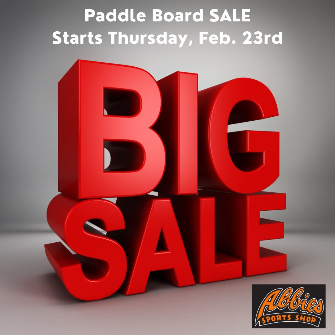 While the Paddle Boards on sale are long, your wait is only getting shorter!